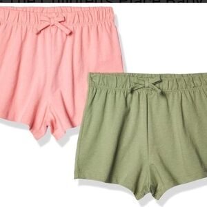 The Children's Place Pink and Green Casual Shorts Set Size 4t